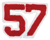 4" Patch Numbers Pair Assorted